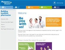 Tablet Screenshot of pharmacychoice.com.au